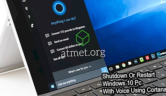 Så här stänger du av eller startar om Windows 10-datorn med röst med hjälp av Cortana