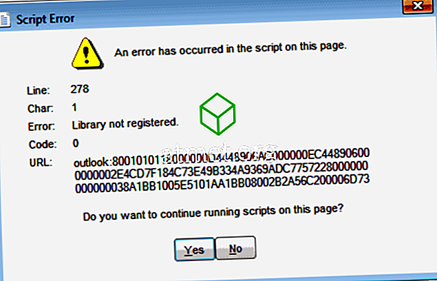 Outlook 2013: erreur «Bibliothèque non enregistrée»
